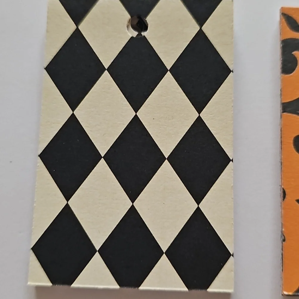 48 Halloween Themed Hand Cut Gift Decorative Card Stock Tags